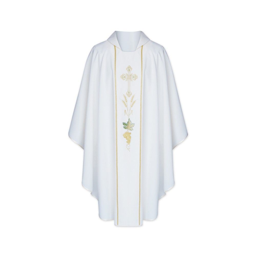 Ornat gotycki Krzyż - kolory liturgiczne (19) - Ornaty haftowane - zdjęcie 4 - Ornat gotycki Krzyż - kolory liturgiczne (19)