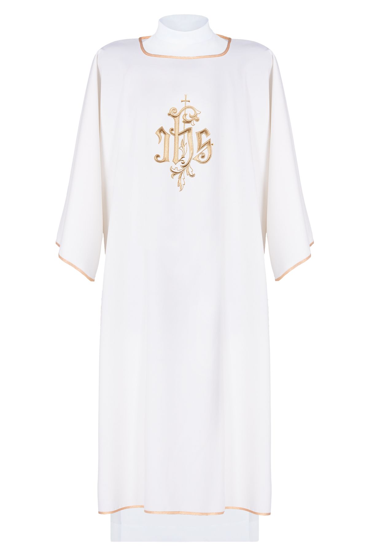 Dalmatyka haftowana IHS - ecru (7) - DALMATYKI - Nowość