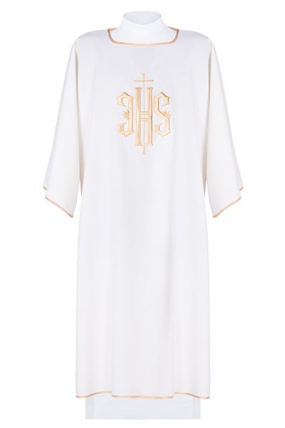 Dalmatyka haftowana IHS - kolory liturgiczne (12) - DALMATYKI - Nowość