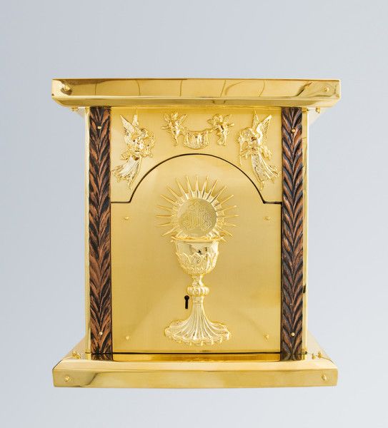 Tabernakulum z kielichem, hostią, aniołowie (24) - TABERNAKULA - Tabernakulum z kielichem, hostią, aniołowie (24)