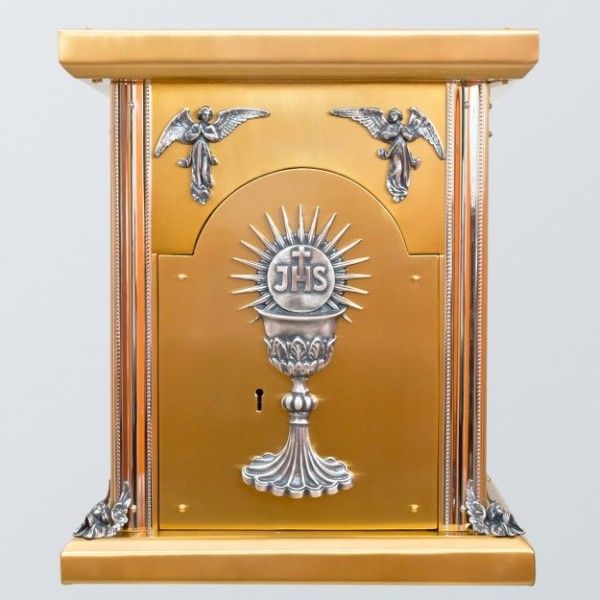 Tabernakulum z kielichem, hostią, aniołowie (25) - TABERNAKULA - Nowość