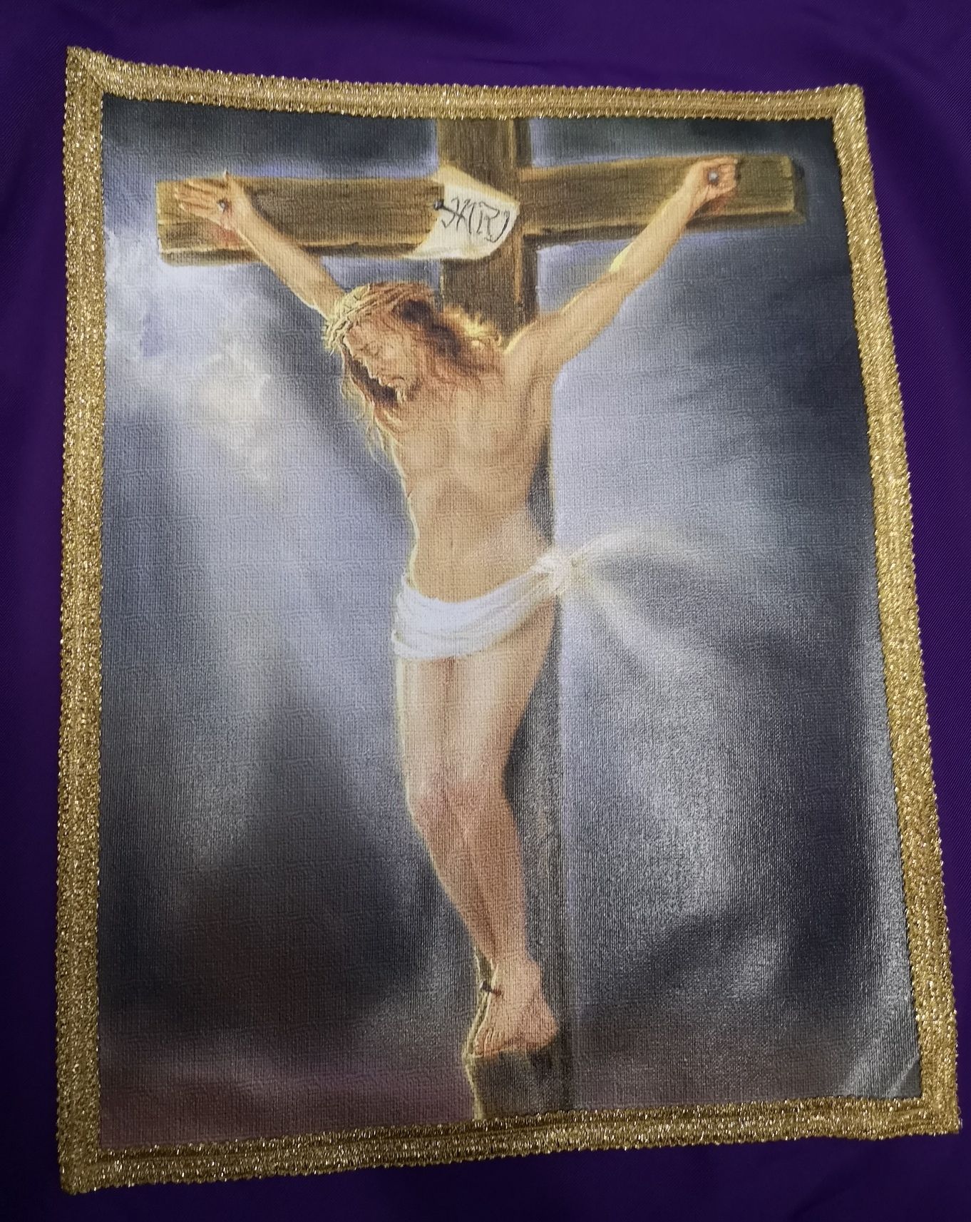 Chorągiew dwustronna (2) - CHORĄGWIE, SZTANDARY - zdjęcie 2 - Chorągiew dwustronna (2)