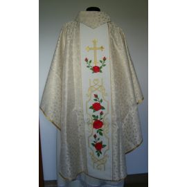Ornat haftowany św. Teresa od Dzieciątka Jezus - Ornaty z wizerunkiem świętych - zdjęcie 3 - Ornat haftowany św. Teresa od Dzieciątka Jezus