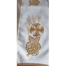 Ornat haftowany Michał Archanioł - Ornaty z wizerunkiem świętych - zdjęcie 6 - Ornat haftowany Michał Archanioł