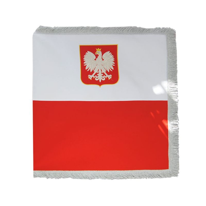 Sztandar 2 stronny - Flaga Polski - CHORĄGWIE, SZTANDARY - Sztandar 2 stronny - Flaga Polski