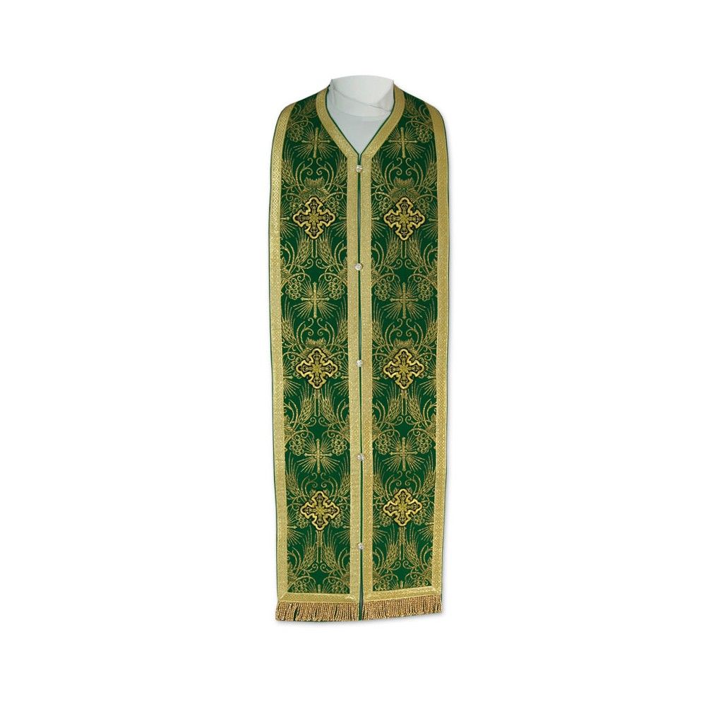 Zestaw FELLONIOM - zielony - KAPY LITURGICZNE - zdjęcie 4 - Zestaw FELLONIOM - zielony