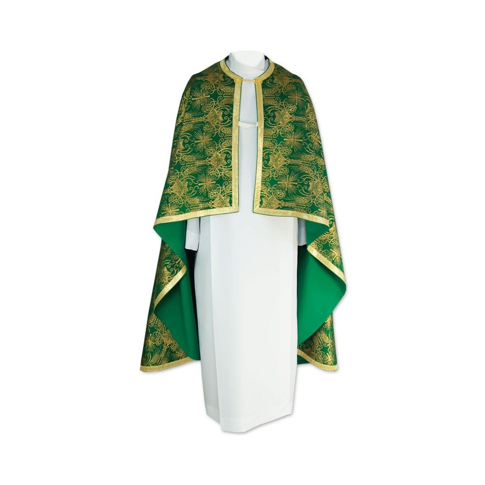 Zestaw FELLONIOM - zielony - KAPY LITURGICZNE - zdjęcie 3 - Zestaw FELLONIOM - zielony