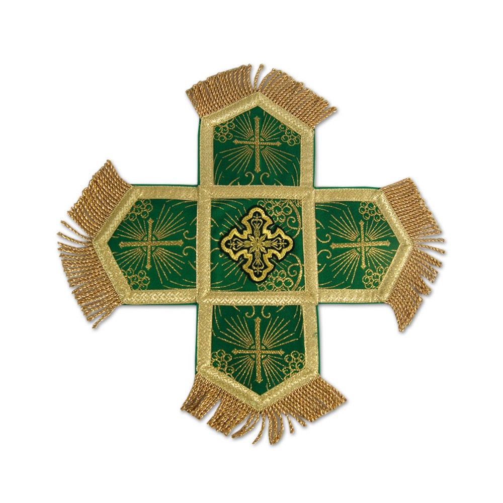 Zestaw FELLONIOM - zielony - KAPY LITURGICZNE - zdjęcie 5 - Zestaw FELLONIOM - zielony