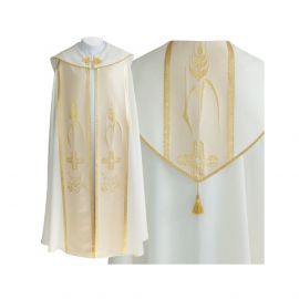 Kapa wzór gotycki - tkanina bawełna-stretch (4) - KAPY LITURGICZNE
