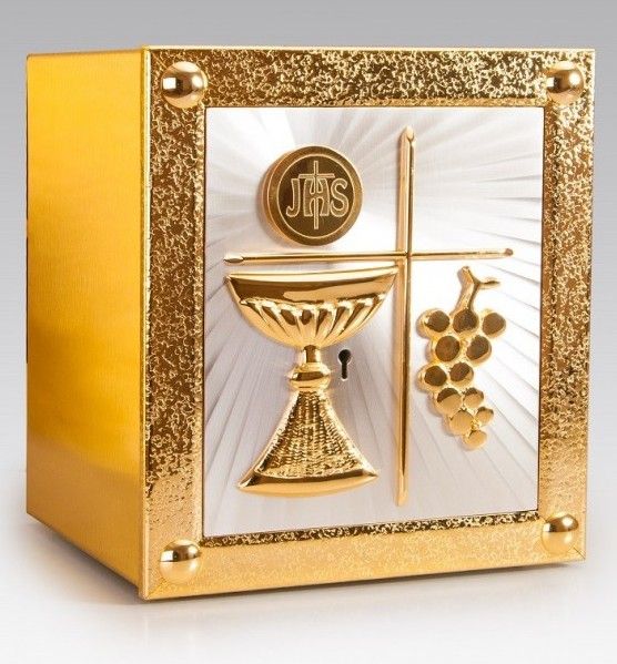 Tabernakulum mosiężne kielich, winogrono (34) - TABERNAKULA - Nowość