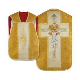 Ornat rzymski haftowany - Chrystus na krzyżu (20) - Ornaty z Jezusem