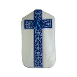Ornat rzymski Maryjny - ecru (30) - Ornaty rzymskie - zdjęcie 2 - Ornat rzymski Maryjny - ecru (30)