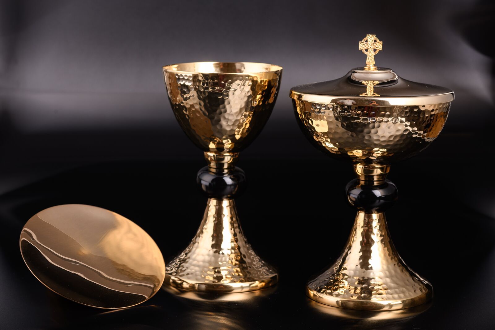 Komplet kielich + puszka + patena (17) - KIELICHY MSZALNE - Nowość