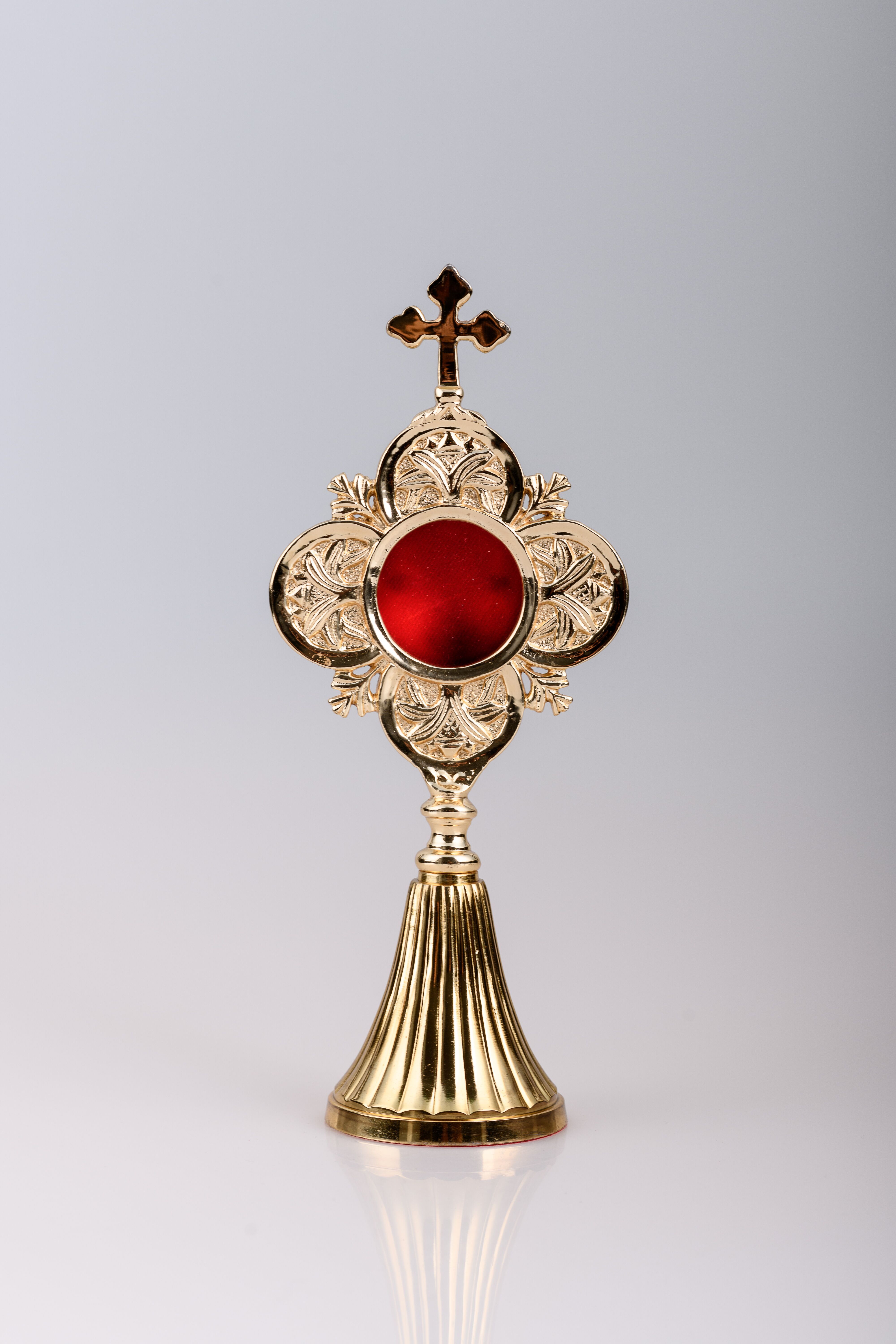 Relikwiarz pozłacany 22 cm (18) - RELIKWIARZE - Nowość