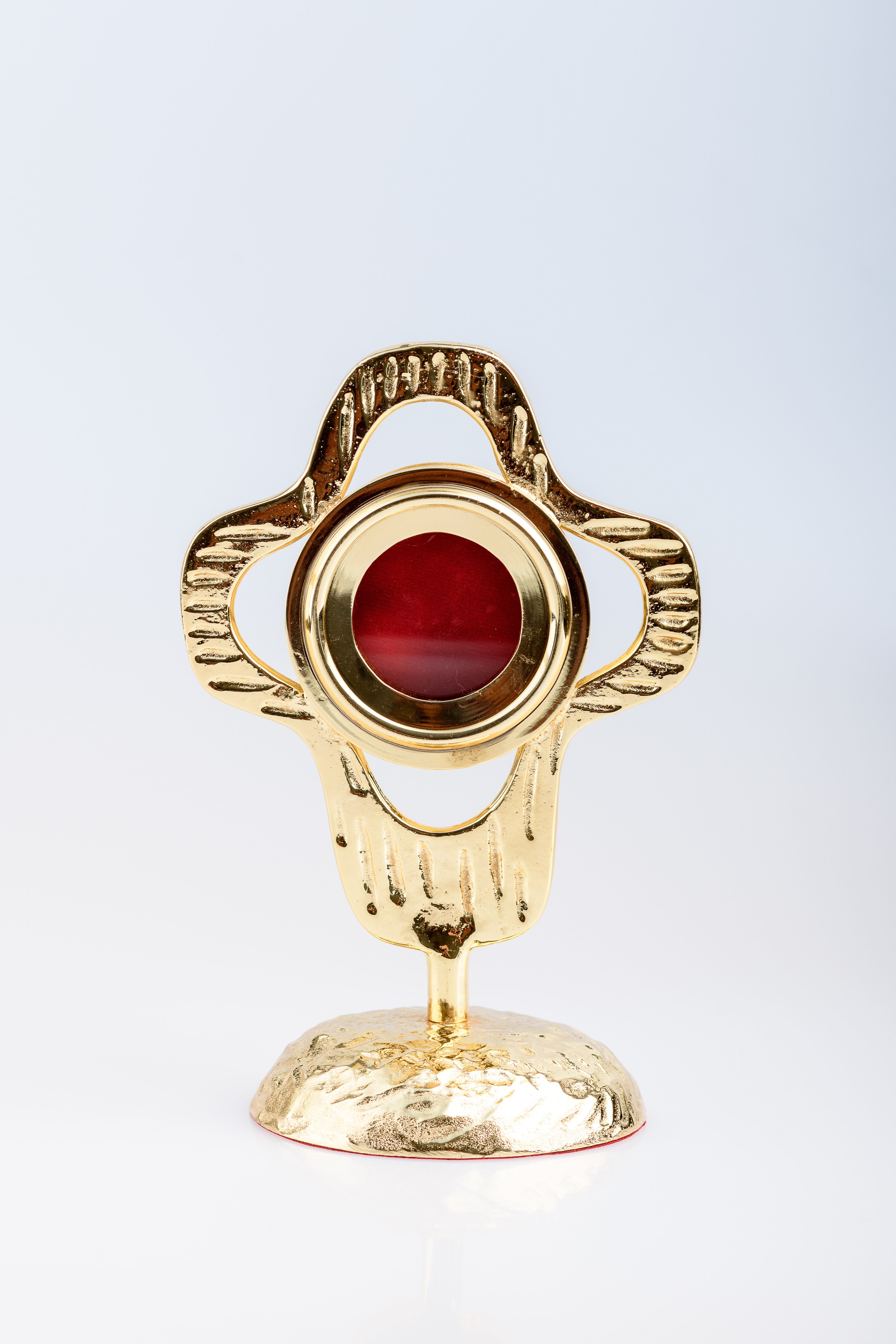 Relikwiarz pozłacany - 18 cm (23) - RELIKWIARZE - Nowość