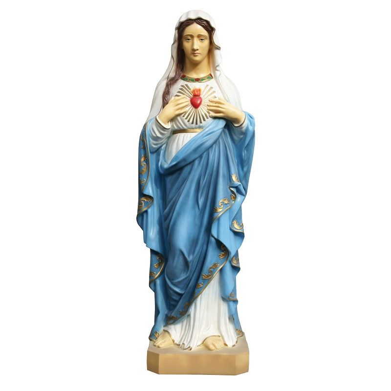 Niepokalane Serce Maryi 120 cm. - Figury maryjne - Niepokalane Serce Maryi 120 cm.