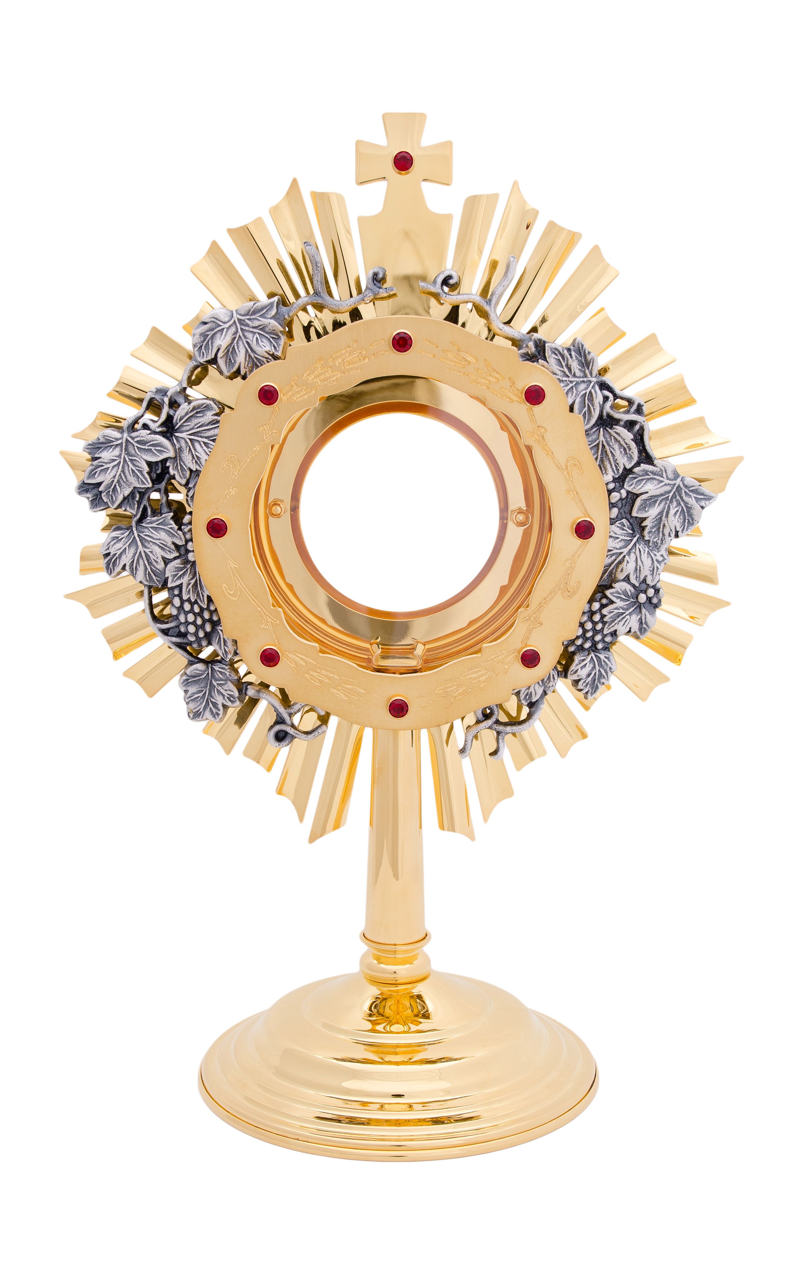 Monstrancja pozłacana wys. 31 cm (21) - MONSTRANCJE - Nowość