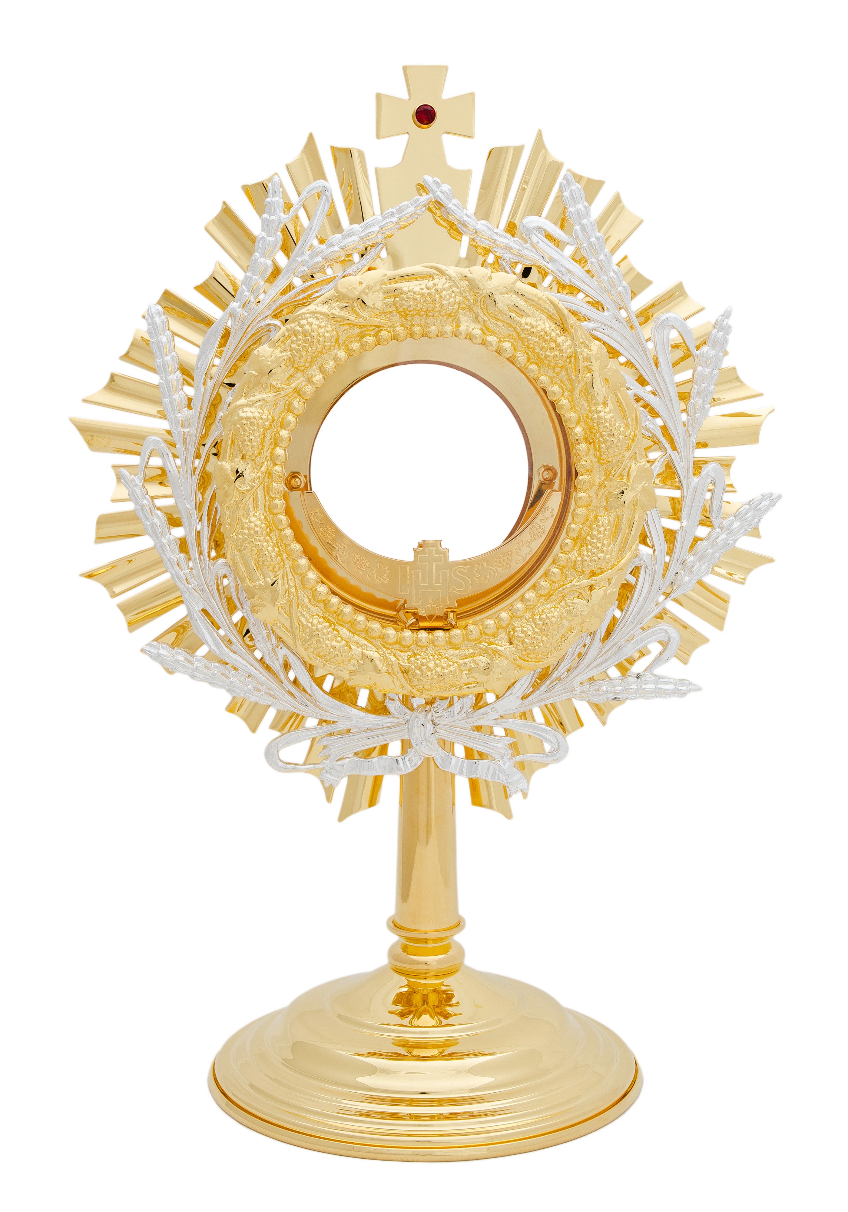 Monstrancja pozłacana wys. 31 cm (22) - MONSTRANCJE - Nowość