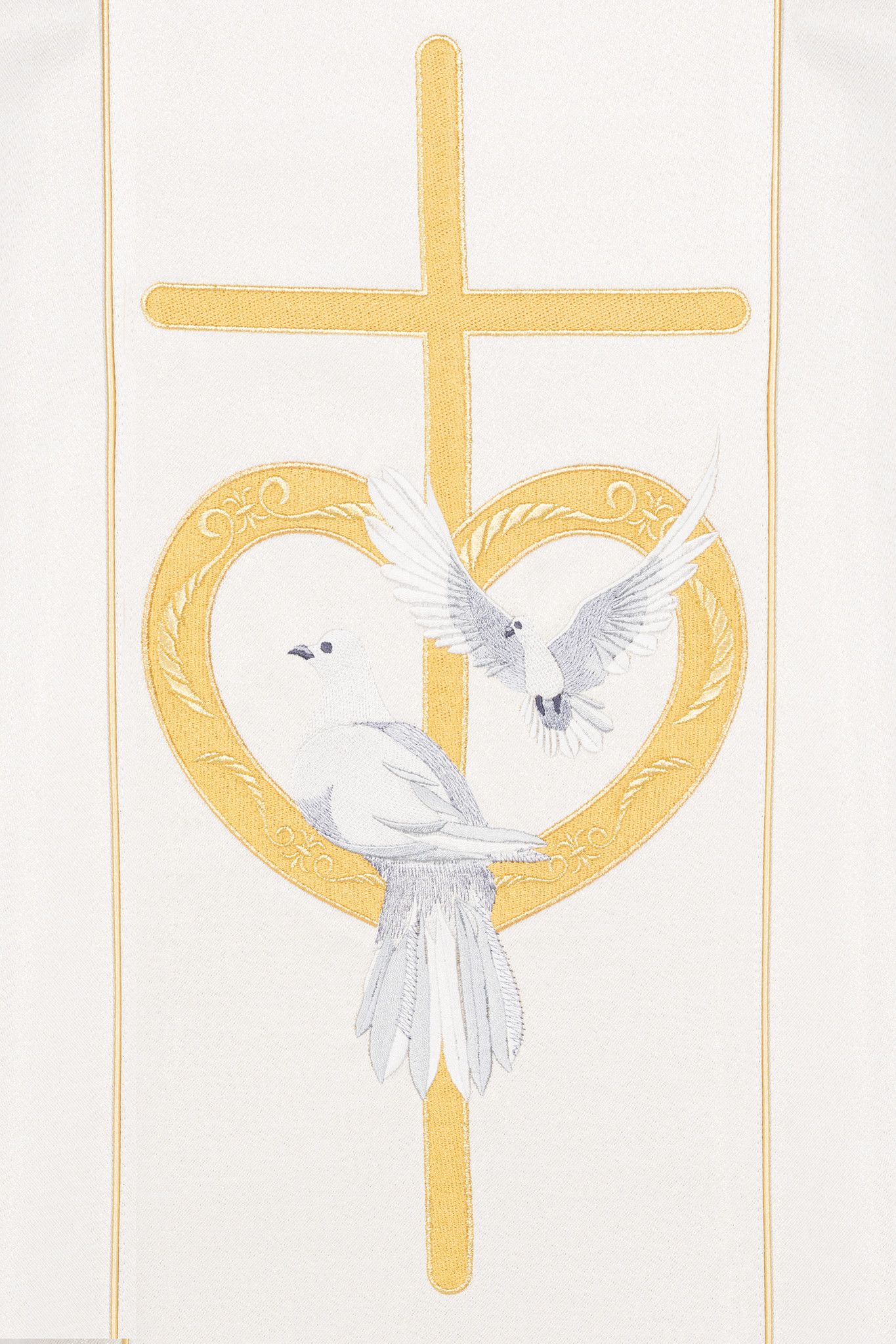 Ornat ślubny haftowany - (H) - Ornaty ślubne - zdjęcie 2 - Ornat ślubny haftowany - (H)