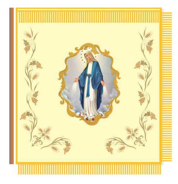 Sztandar 2 stronny Dzieci Maryi - drukowany - CHORĄGWIE, SZTANDARY - Nowość