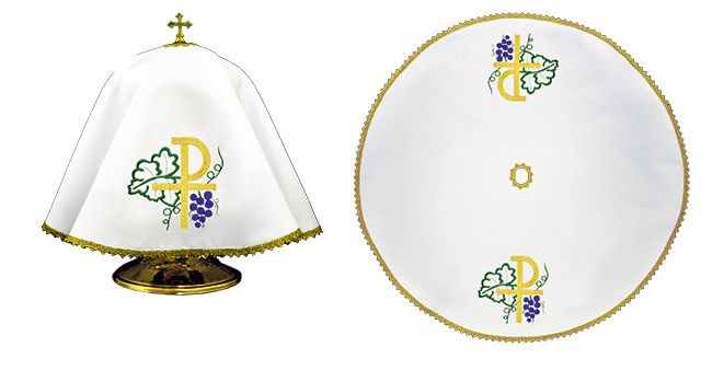 Welon na puszkę haftowany Pax (15) - Sukienki/Welony na puszkę - Nowość