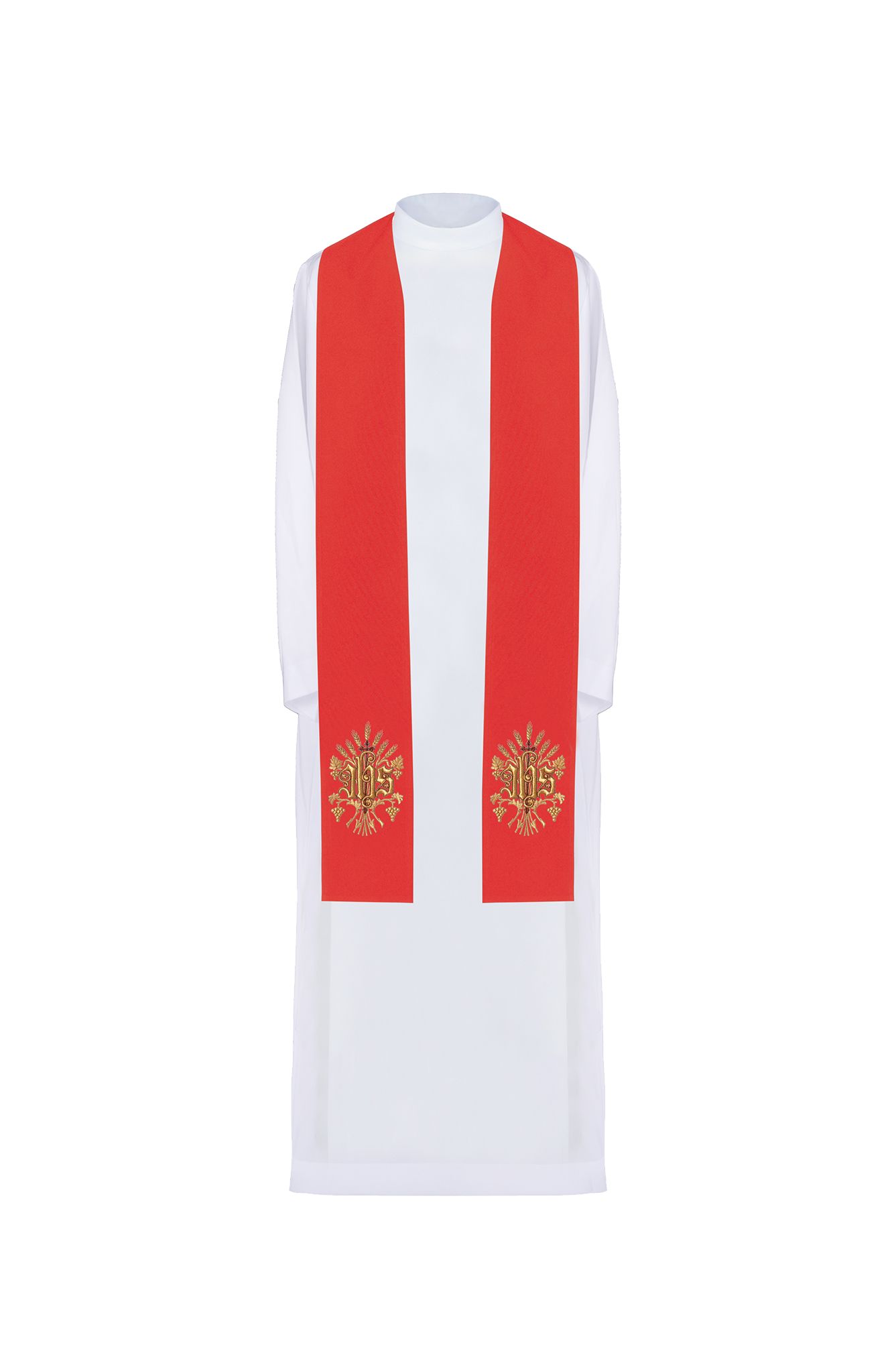 Stuła haftowana - kolory liturgiczne (26) - EUCHARYSTYCZNE - zdjęcie 4 - Stuła haftowana - kolory liturgiczne (26)