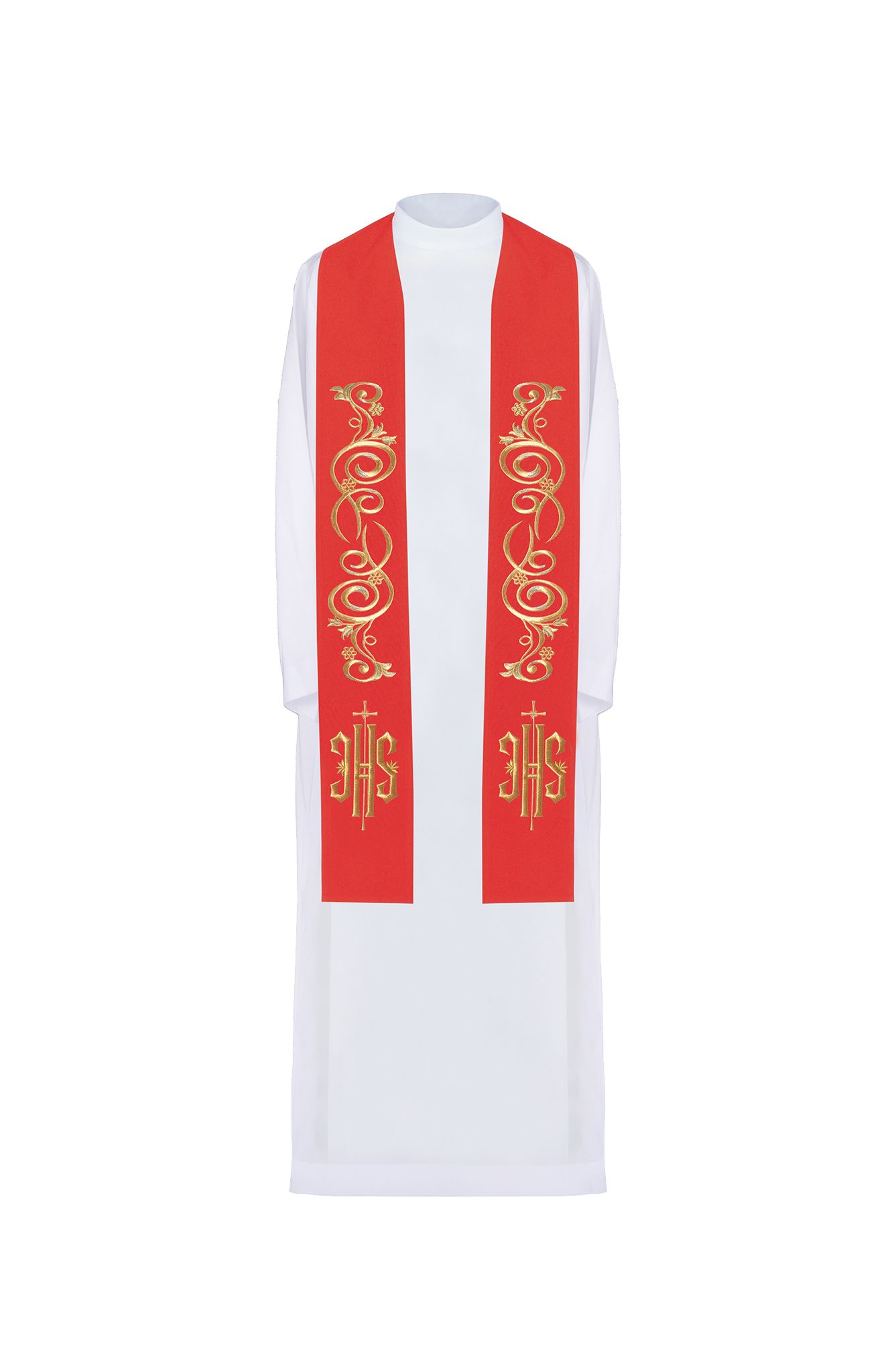 Stuła haftowana - kolory liturgiczne (31) - EUCHARYSTYCZNE - zdjęcie 3 - Stuła haftowana - kolory liturgiczne (31)