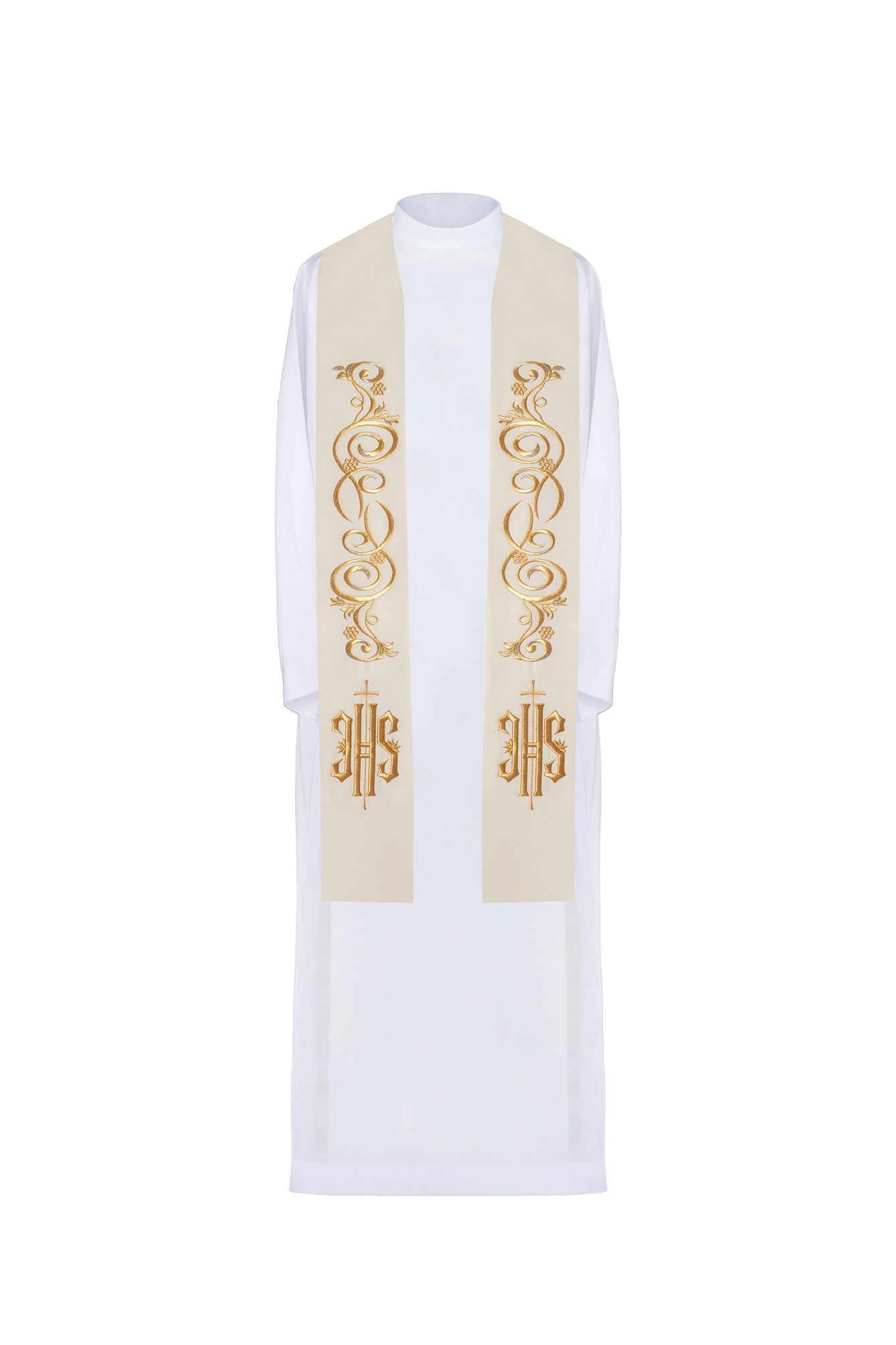 Stuła haftowana - kolory liturgiczne (31) - EUCHARYSTYCZNE - zdjęcie 5 - Stuła haftowana - kolory liturgiczne (31)