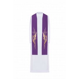 Stuła haftowana - kolory liturgiczne (83) - EUCHARYSTYCZNE