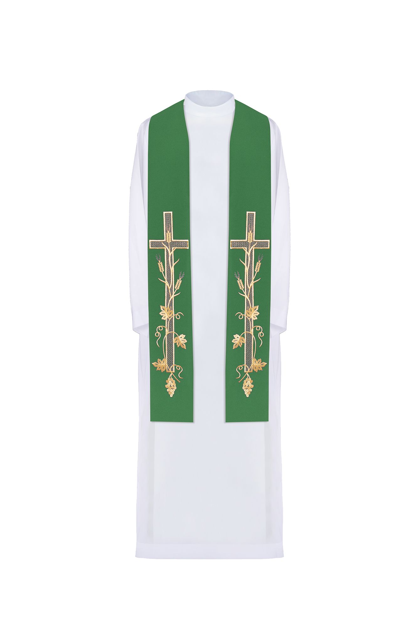 Stuła haftowana - kolory liturgiczne (72) - EUCHARYSTYCZNE - zdjęcie 5 - Stuła haftowana - kolory liturgiczne (72)