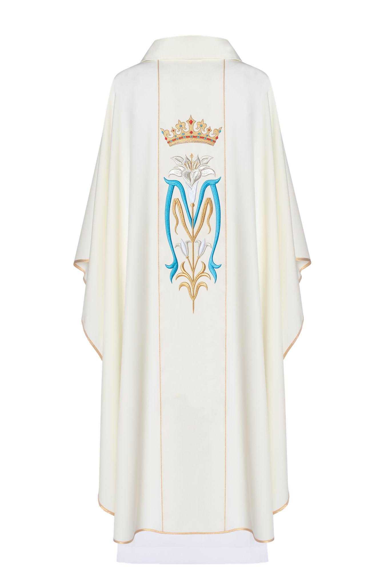 Ornat maryjny haftowany (19) - Ornaty Maryjne - zdjęcie 3 - Ornat maryjny haftowany (19)