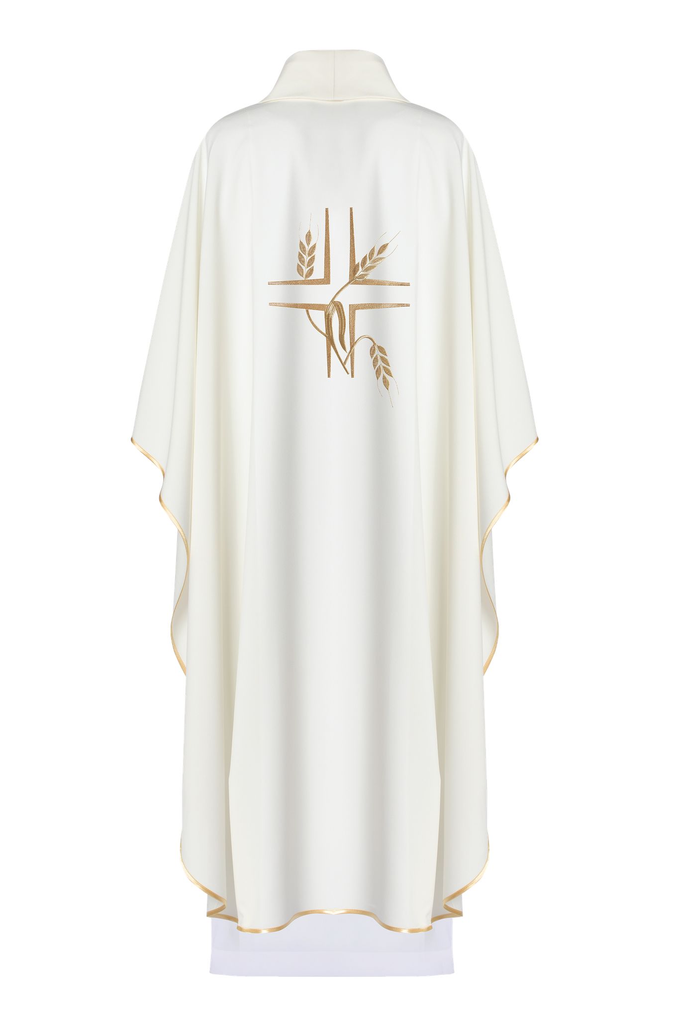 Ornat haftowany Krzyż + kłosy - kolory liturgiczne (42) - Ornaty haftowane - zdjęcie 2 - Ornat haftowany Krzyż + kłosy - kolory liturgiczne (42)