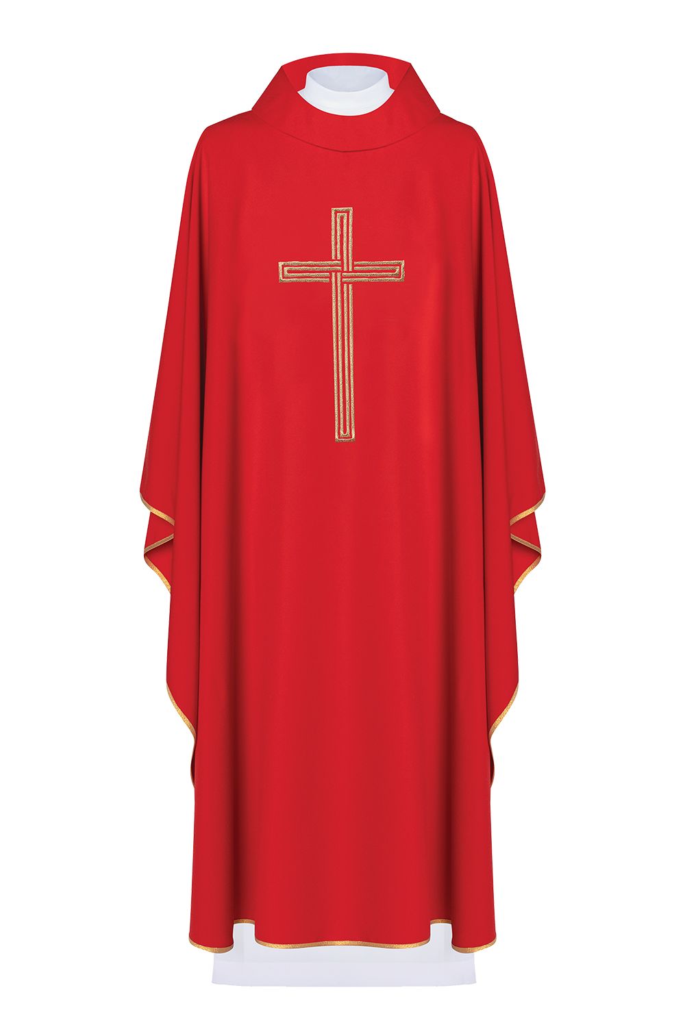 Ornat haftowany Krzyż - kolory liturgiczne (43) - Ornaty haftowane - zdjęcie 2 - Ornat haftowany Krzyż - kolory liturgiczne (43)