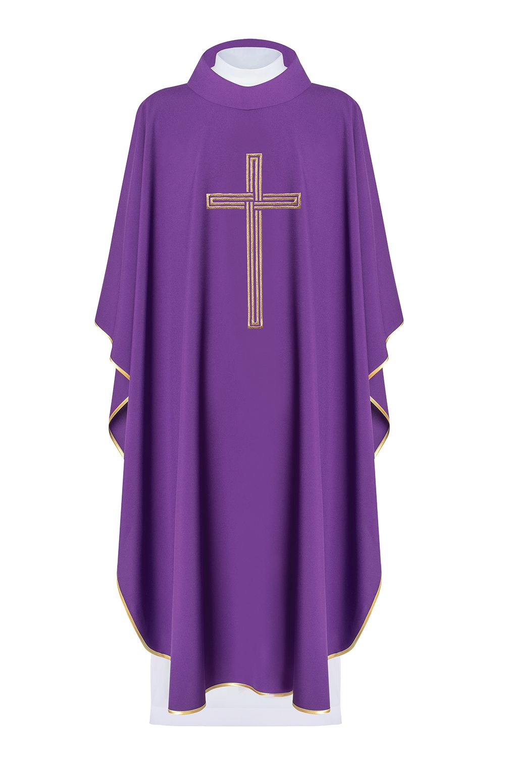 Ornat haftowany Krzyż - kolory liturgiczne (43) - Ornaty haftowane - Nowość