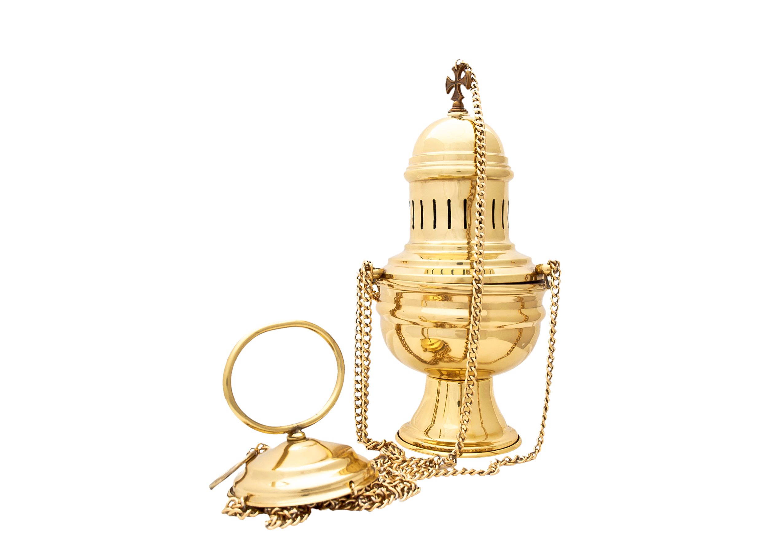 Trybularz mosiężny, niklowany - TRYBULARZE, ŁÓDKI - Nowość