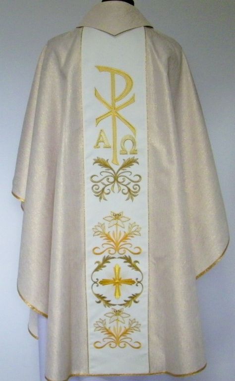 Ornat haftowany - Chrystus Zmartwychwstały (47) - ORNATY WIELKANOCNE - zdjęcie 2 - Ornat haftowany - Chrystus Zmartwychwstały (47)