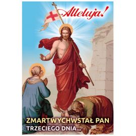 Plakat religijny – Zmartwychwstał Pan (30) - Plakaty wielkanocne
