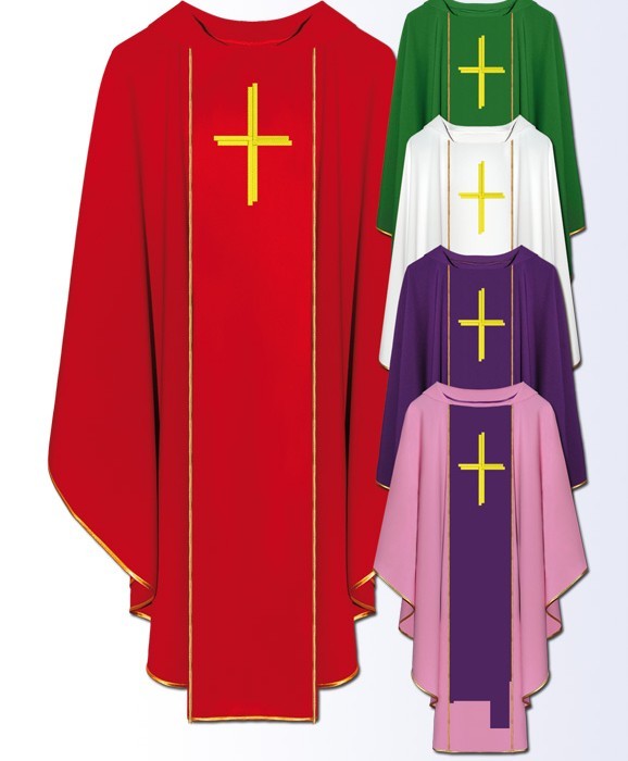 Ornat haft z przodu (40) - Ornaty haftowane - Nowość