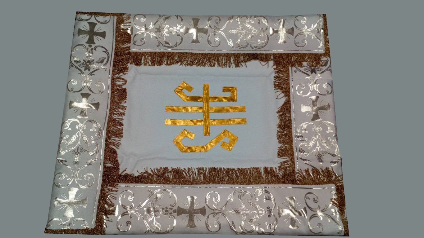 Baldachim na 2 drzewce (1) - Baldachimy haftowane - Nowość