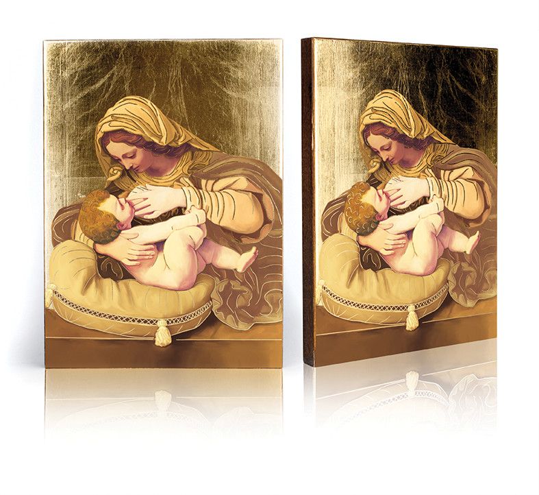 Ikona Matka Boża Karmiąca - Matka Boża - Nowość