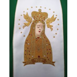 Ornat zielony Matka Boża Licheńska - Ornaty Maryjne - zdjęcie 3 - Ornat zielony Matka Boża Licheńska
