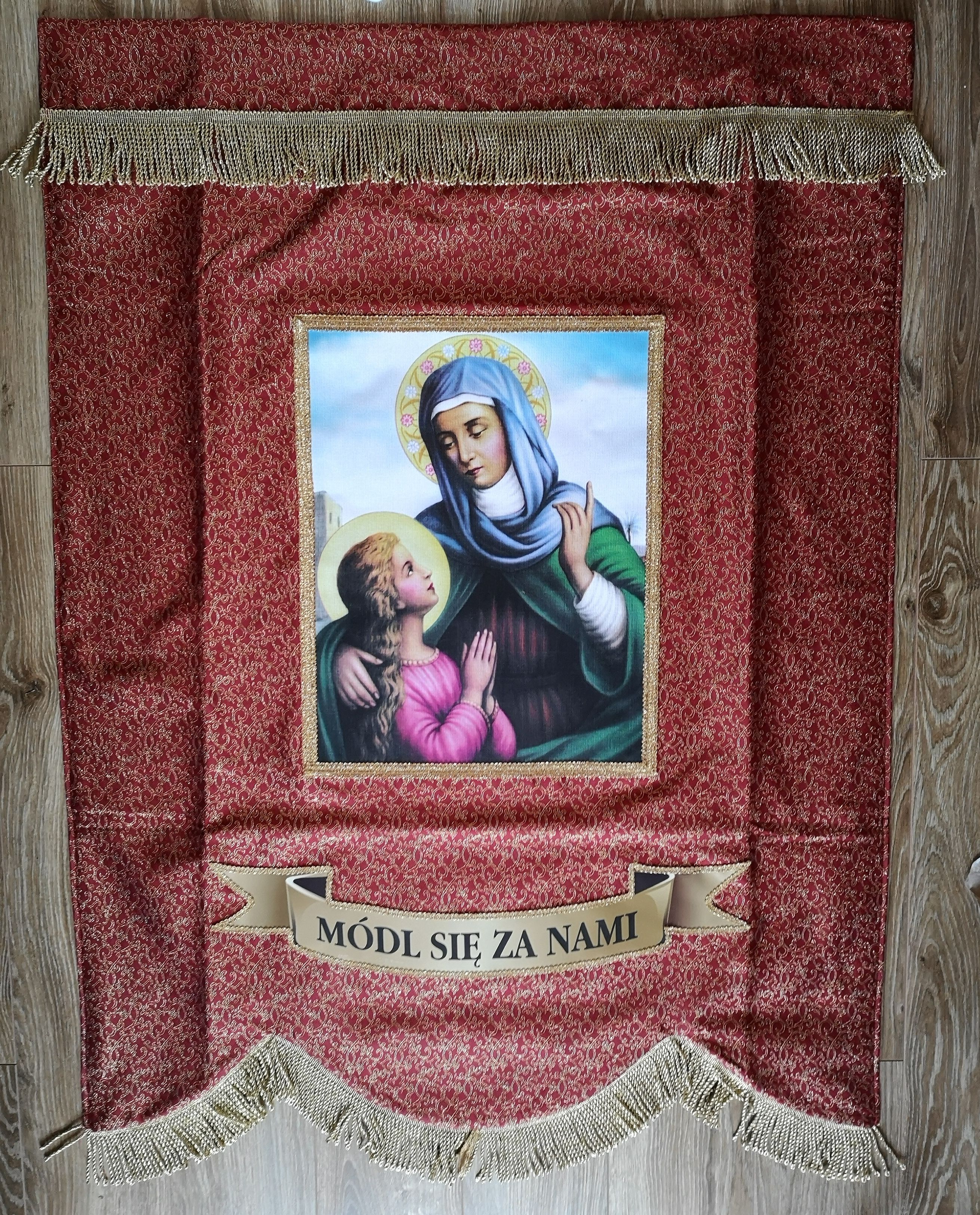 Chorągiew procesyjna (8) - CHORĄGWIE PROCESYJNE - zdjęcie 4 - Chorągiew procesyjna (8)