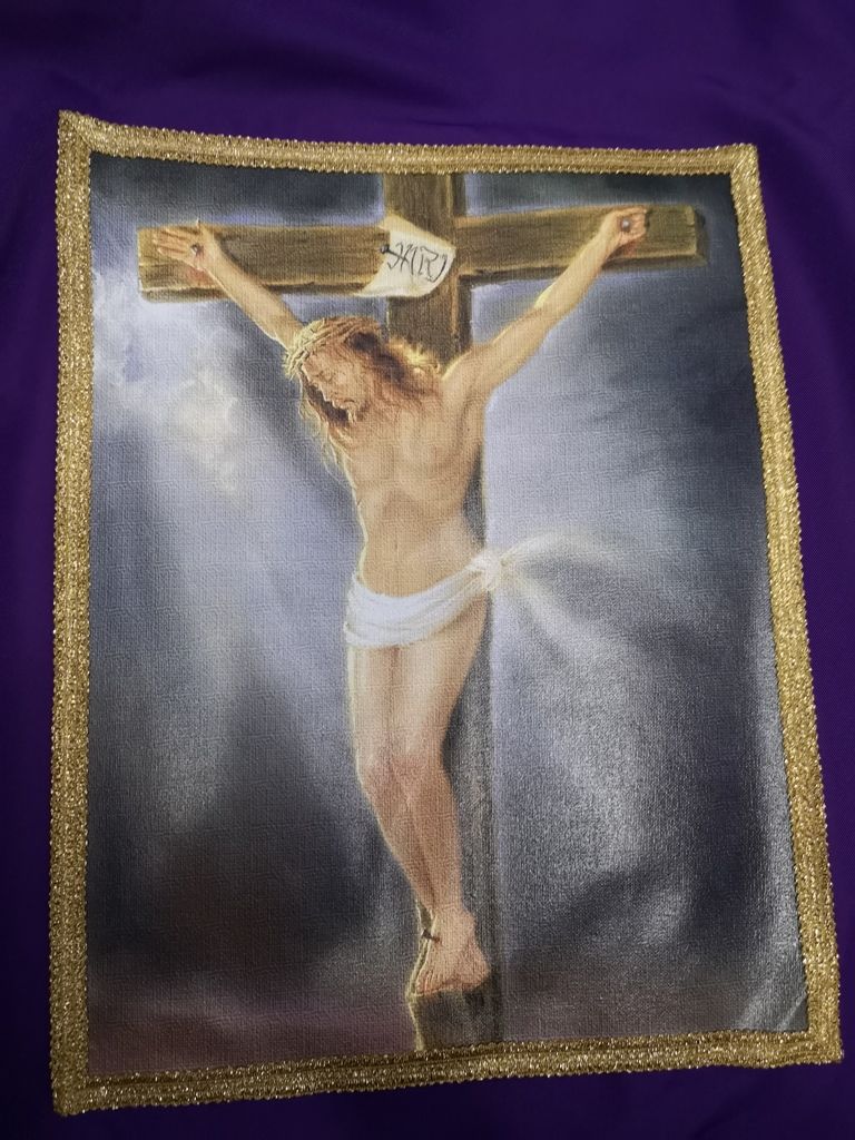 Chorągiew procesyjna (15) - CHORĄGWIE PROCESYJNE - zdjęcie 3 - Chorągiew procesyjna (15)