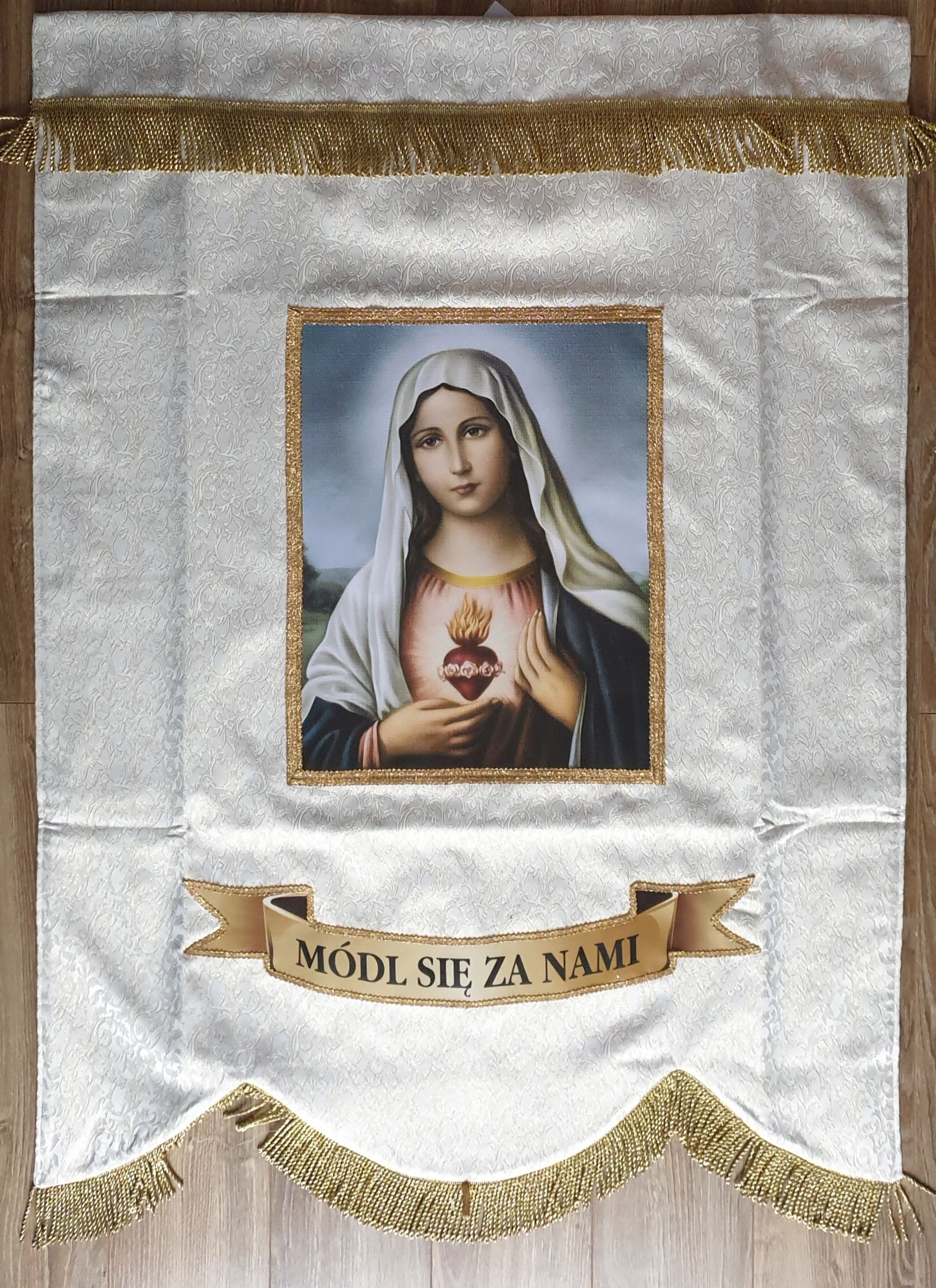 Chorągiew procesyjna (16) - CHORĄGWIE PROCESYJNE - zdjęcie 3 - Chorągiew procesyjna (16)