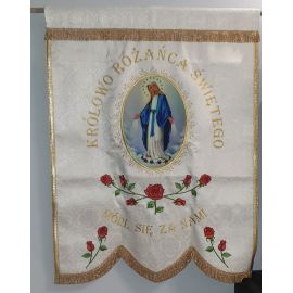 Chorągiew Maryjna - wzór przykładowy - CHORĄGWIE, SZTANDARY - Chorągiew Maryjna - wzór przykładowy