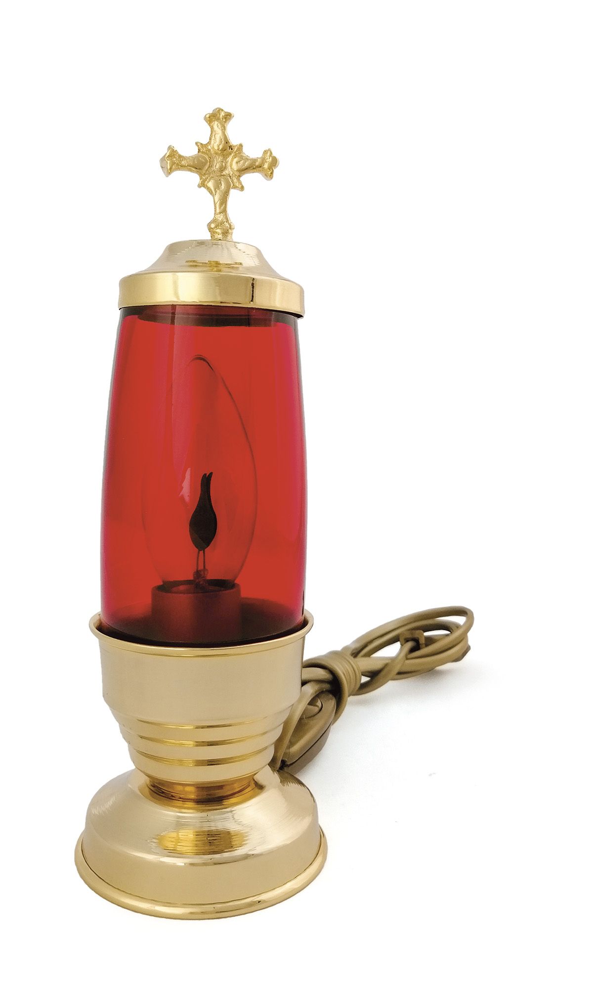 Lampka wieczna stojąca, elektryczna 22 cm - LAMPKI WIECZNE - Nowość