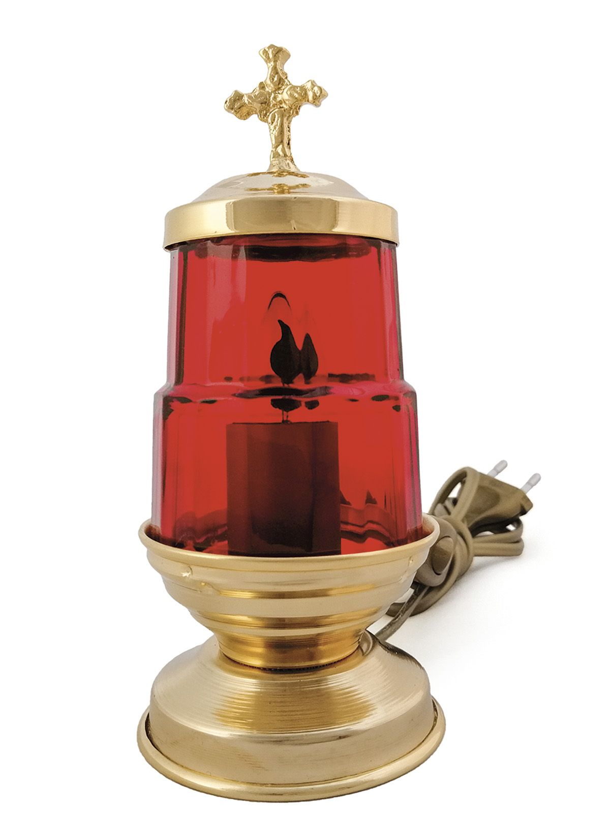 Lampka wieczna, elektryczna, stojąca - 17 cm. - LAMPKI WIECZNE - Nowość