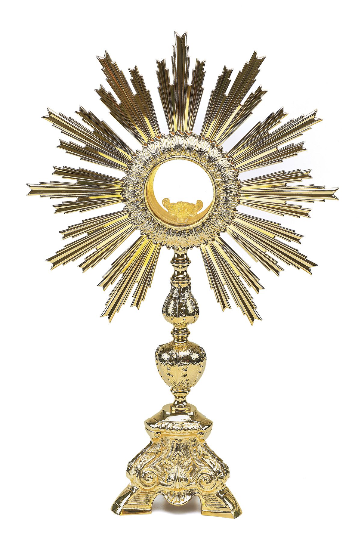 Monstrancja barokowa - 57 cm (A2) - MONSTRANCJE - Nowość