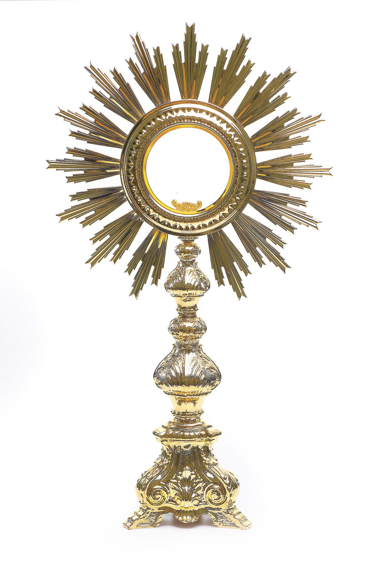 Monstrancja barokowa 77 cm (przystosowana do dużej hostii) - MONSTRANCJE - Nowość