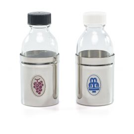 Para butelek na wodę i wino - 125 ml - AMPUŁKI I TACKI MSZALNE